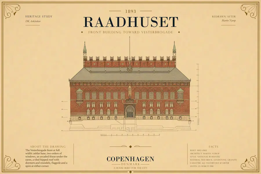 FRONT BUILDING TOWARD VESTERBROGADE