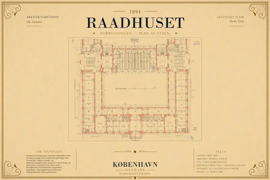 FORBYGNINGEN — PLAN AF STUEN