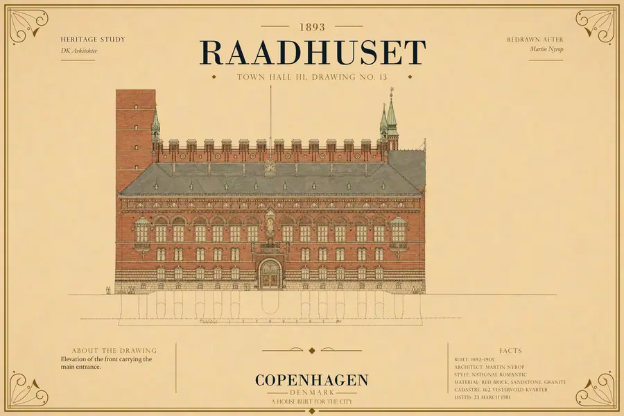 TOWN HALL III, DRAWING NO. 13