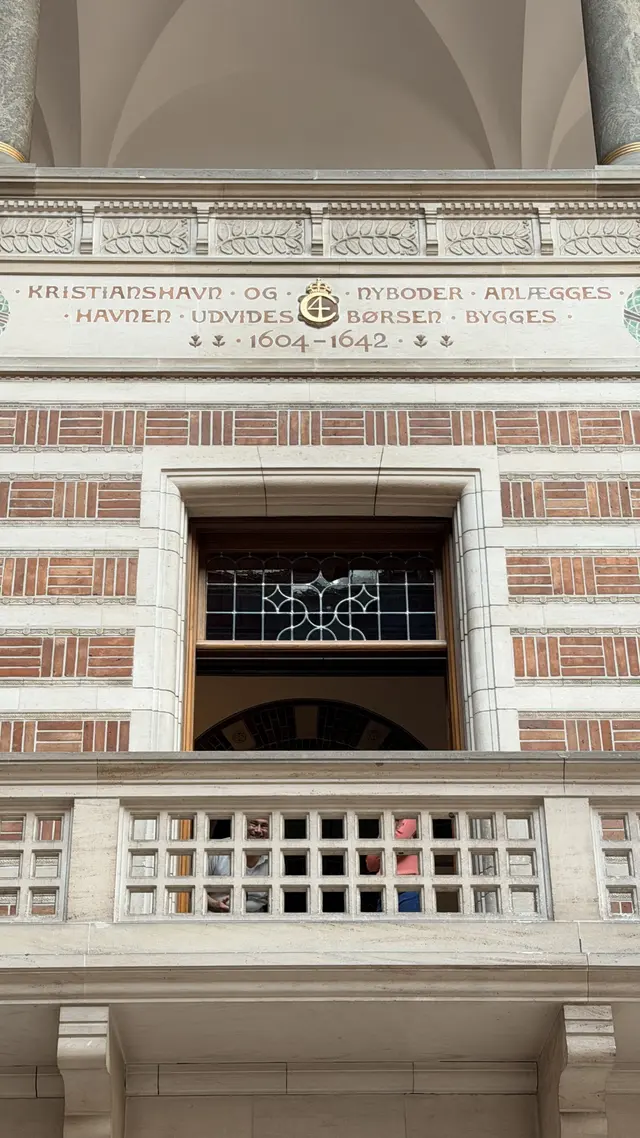 Billede af krønike felt christian fire 1604 1642 i den store hal, i tegl, natursten, puds og metal.