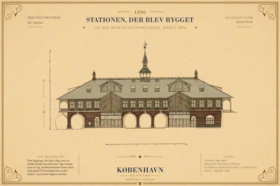 FACADE MOD STATIONSPLADSEN, MARTS 1896