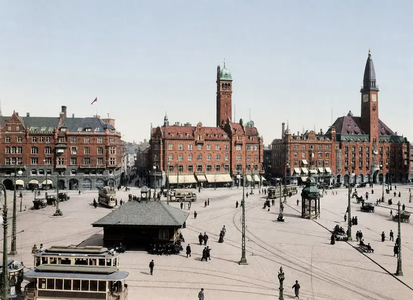 1914 · Rådhuspladsen mod Vester Voldgade
