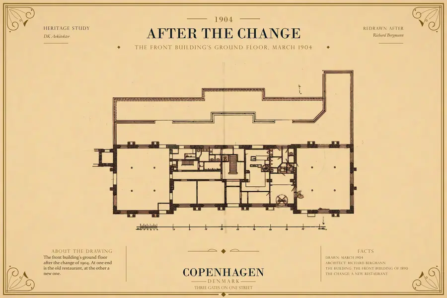 THE FRONT BUILDING'S GROUND FLOOR, MARCH 1904